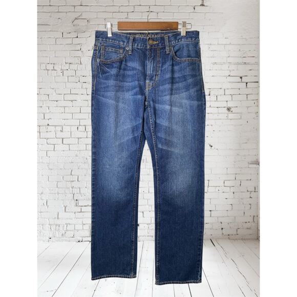 American Eagle Classic Straight Dark Blue Jeans Men's Size 30X32 - Picture 1 of 7